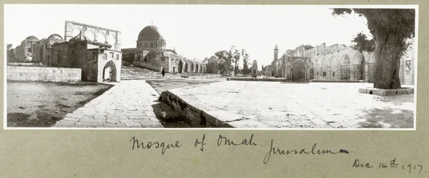 Mesquita de Omar, Jerusalém, 14 de dezembro de 1917